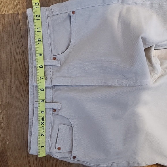 ZARA Basic Women's Khaki High-rise Cotton Pants (Sz 2) - Picture 9 of 10